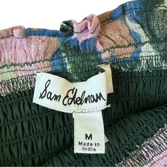 Sam Edelman Misha Smocked Ruffle Top - Picture 4 of 4